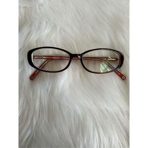Coach Brooke Eyeglasses 503 Mahogany Plastic Frame